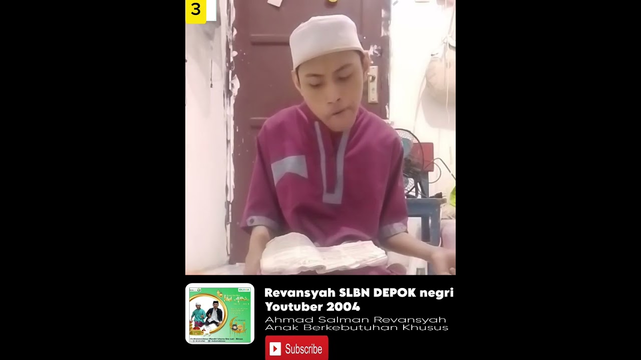 judul baca juz amma sama hafalan surat pendek Salman revansyah Anak berkebutuhan khusus