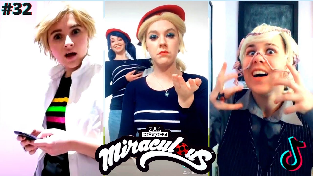 Cosplay Miraculous Ladybug and Chat Noir TikTok #32 🐞