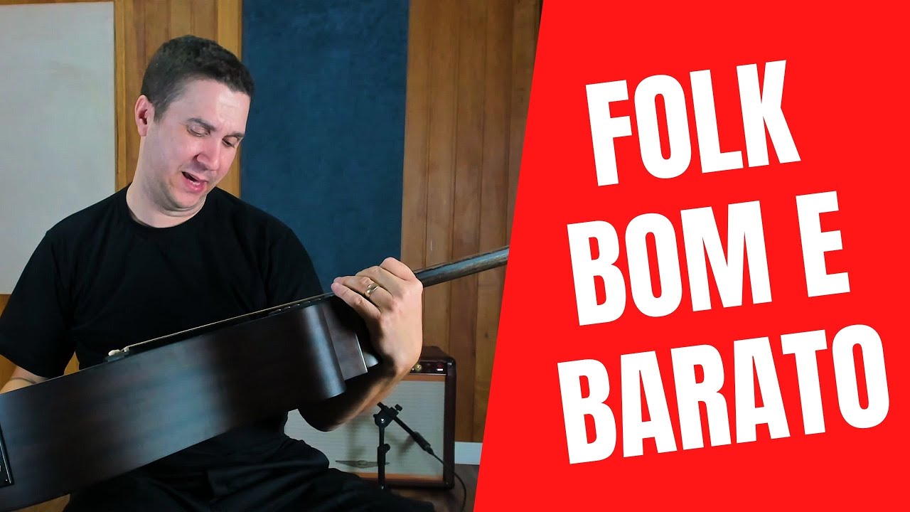 VIOLÃO FOLK BOM E BARATO - STRINBERG Forest FS4D (Review)