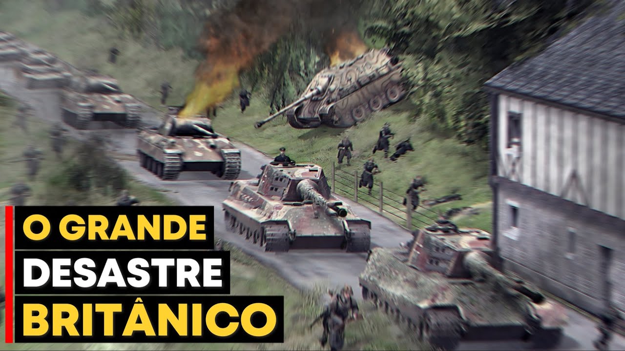 FILMAGENS EM CORES! O MAIOR DESASTRE BRITÂNICO NA SEGUNDA GUERRA MUNDIAL OCORREU NA NORMANDIA