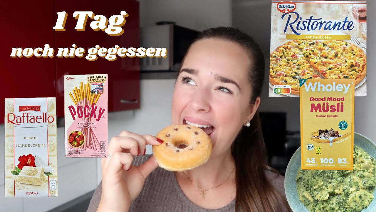 Ich esse 1 Tag Dinge die ich noch NIE gegessen habe🤯 Krasse Überraschungen sind mit dabei
