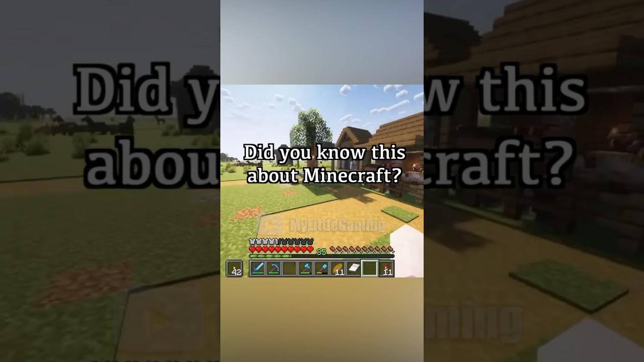 Did you Know THIS about Minecraft?👀 