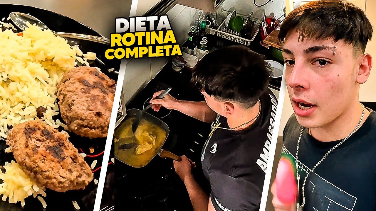 ROTINA DE UM ATLETA DE FISICULTURISMO DE 21 ANOS!!!