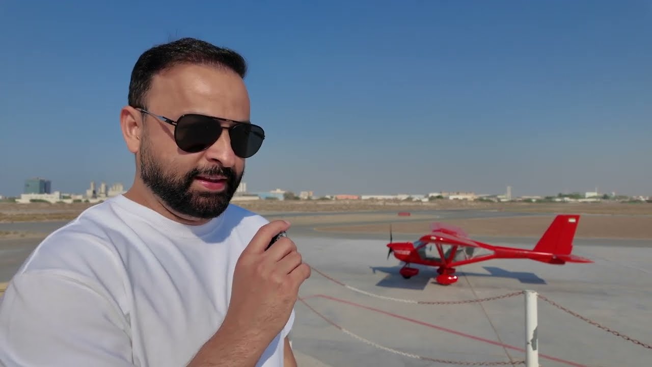 Flying an aircraft for the first time