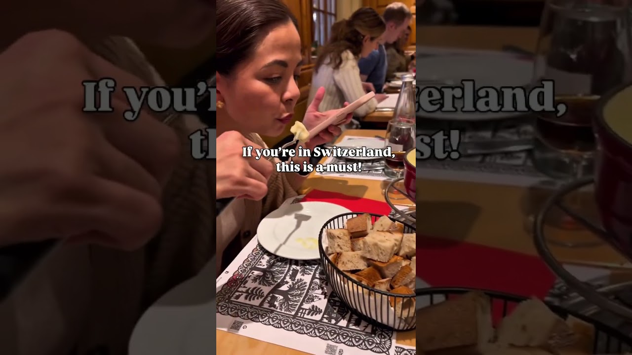 Swiss cheese fondue experience in Zurich #Switzerland #takethetrip #travel
