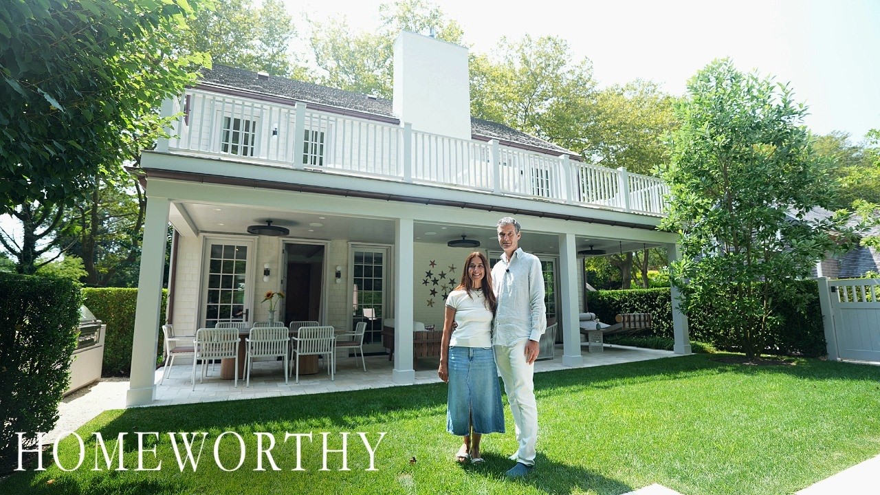 HOUSE TOUR | Damon and Lisa's Serene Hamptons Home with A Paris-Inspired Garden