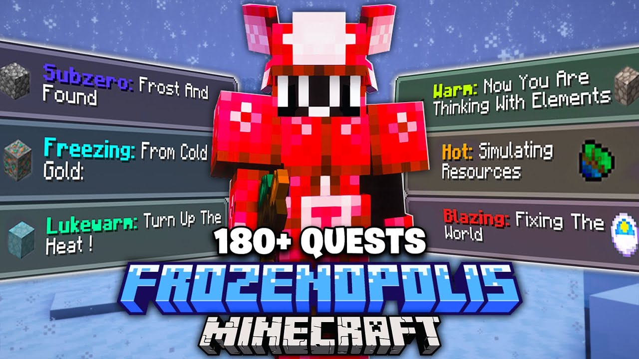 I Completed 100% of Frozenopolis in Minecraft...