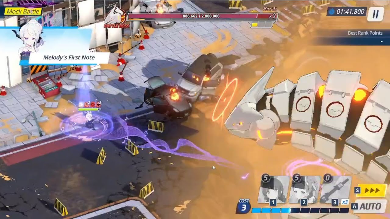 [Blue Archive] Grand Assault Jan 2026 - Binah (Urban) Level 1 Sensei Challenge