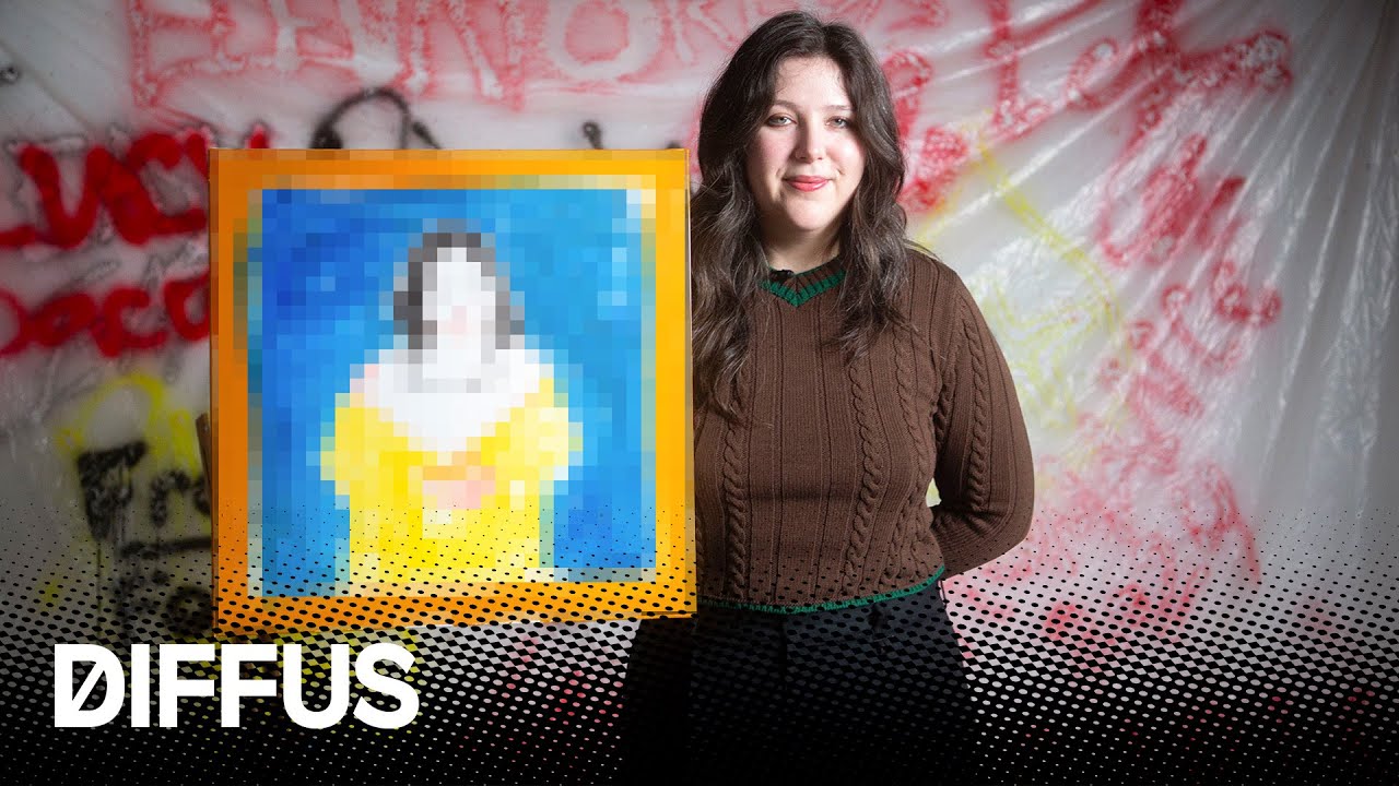 Lucy Dacus paints her “Forever Is A Feeling” album cover | DIFFUS