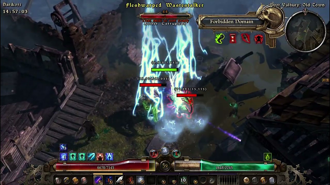 GRIM DAWN [Caster] [1.2.1.6] Thunderborne - Valbury early run