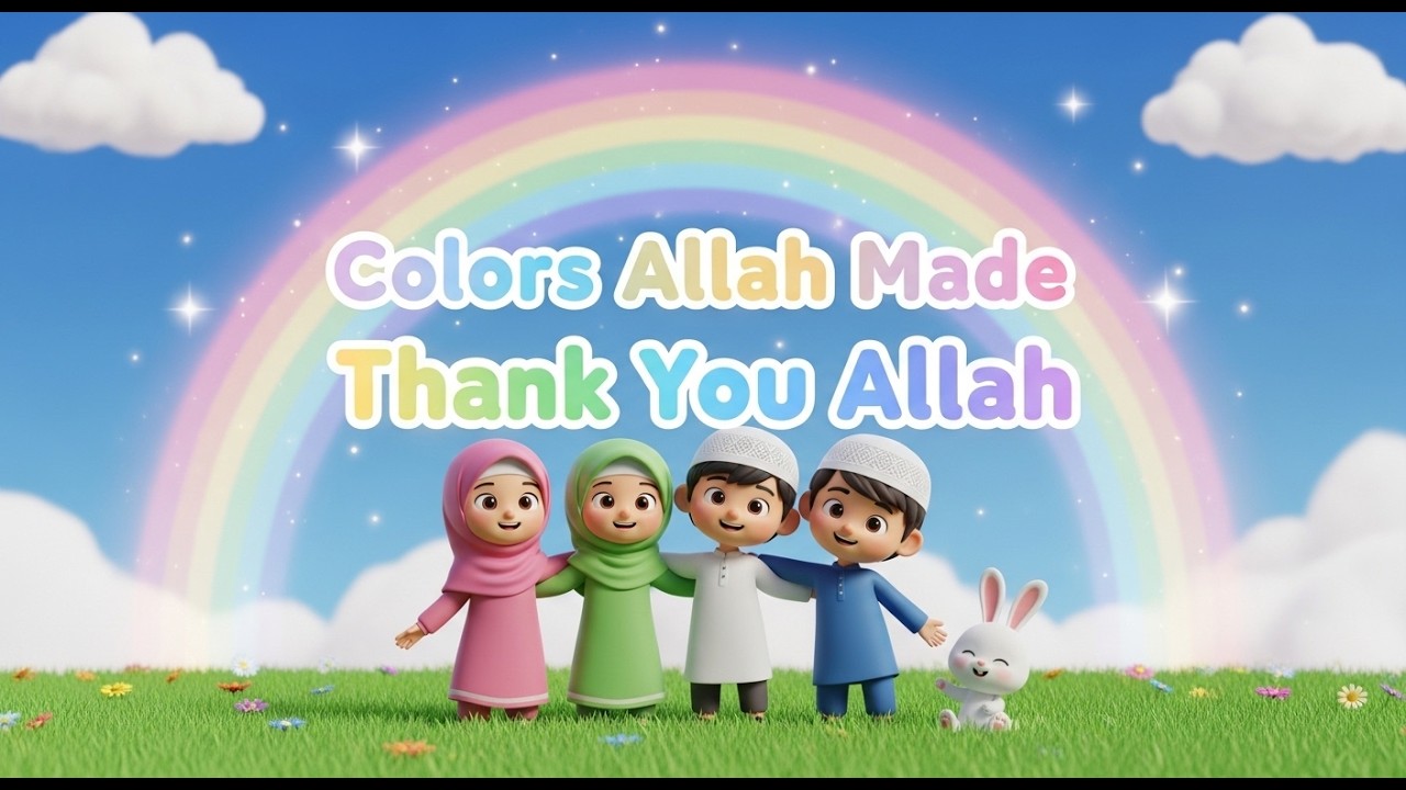 Colors Allah Made 🌈  Learn Colors & Say Alhamdulillah 🤲