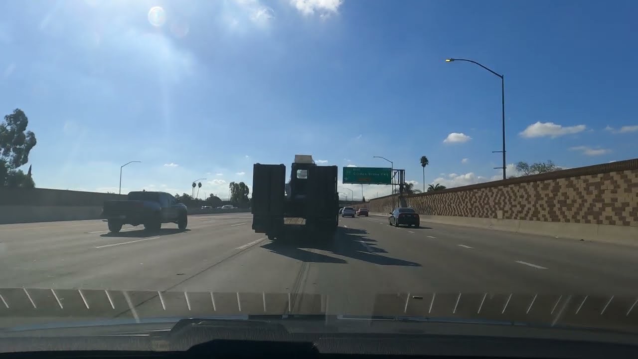 November 12, 2024 Drive: Orange California to Irvine California 55 and 5 Freeway