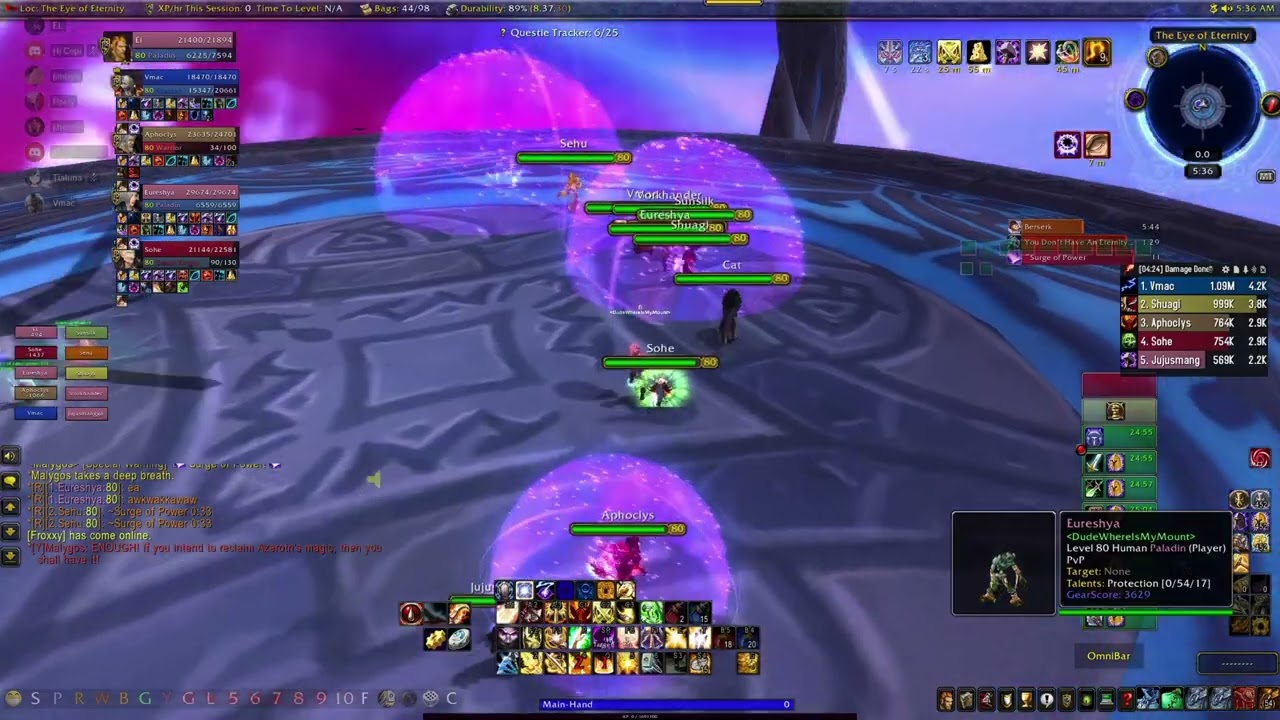 THE EYE OF ETERNITY ( EOE ) 10 MAN | WOW WOTLK