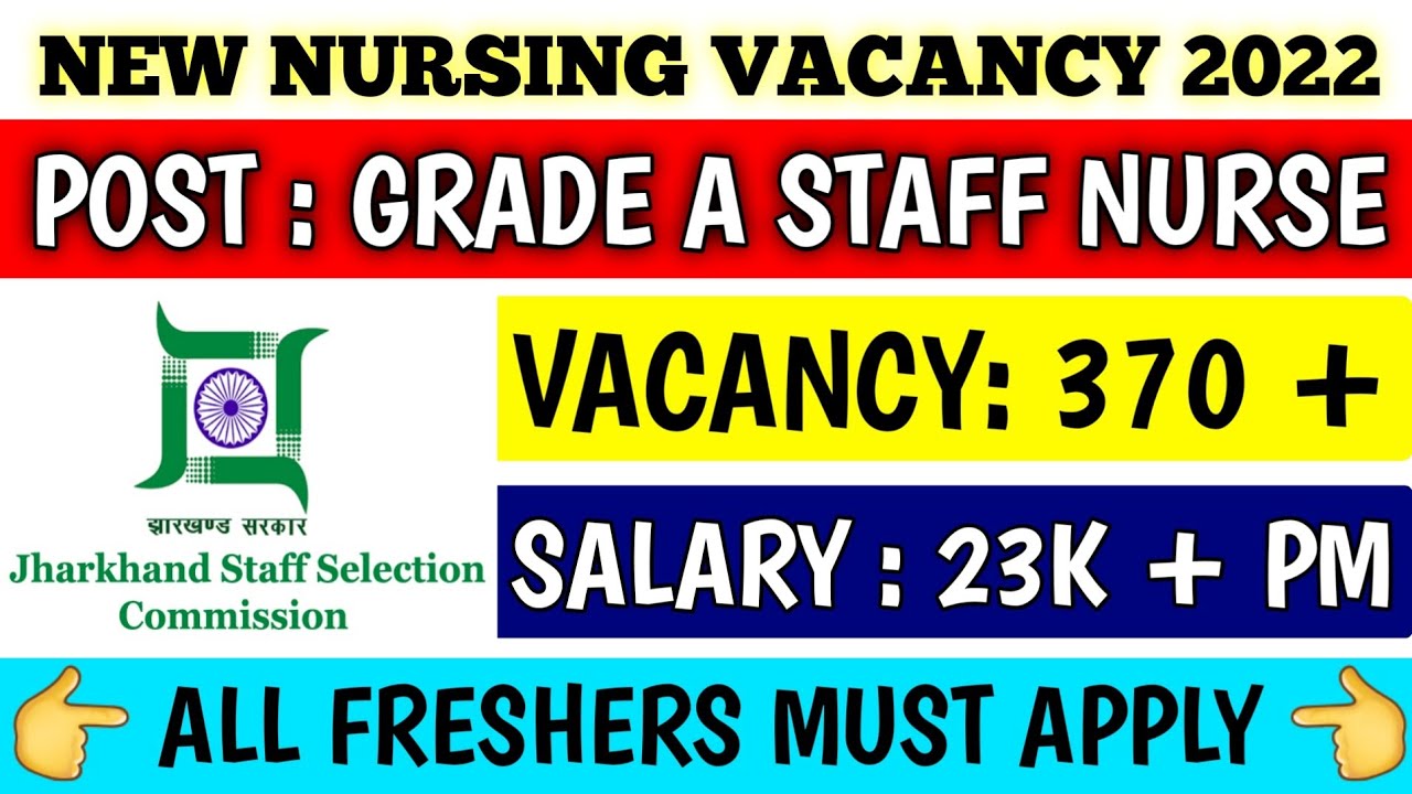 New nursing vacancy 2022 | nursing recruitment 2022 | staff nurse vacancy 2022 government |