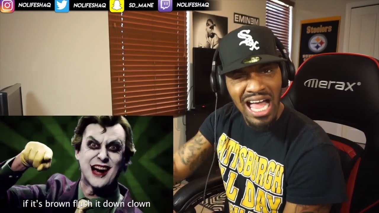 The Joker vs Pennywise. Epic Rap Battles Of History (REACTION!!!)