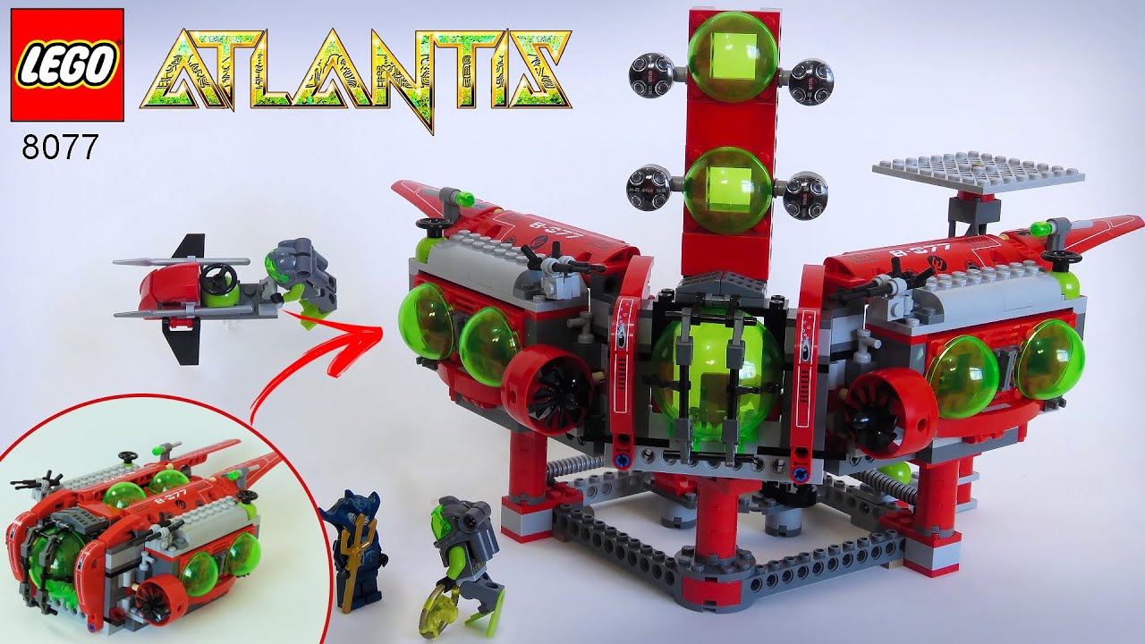 LEGO ATLANTIS - Atlantis Exploration HQ (Set 8077 Speed Build Instructions)