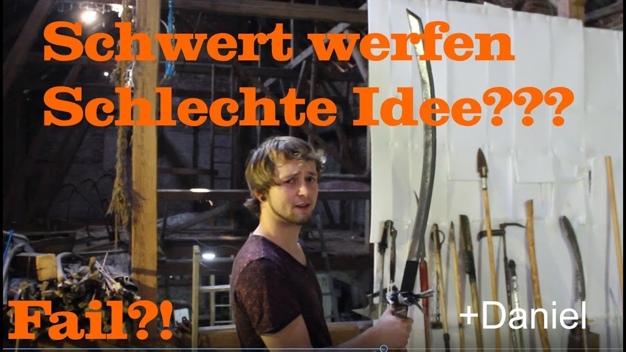 Zweihänder Schwert Werfen! und Große Äxte! +Fails