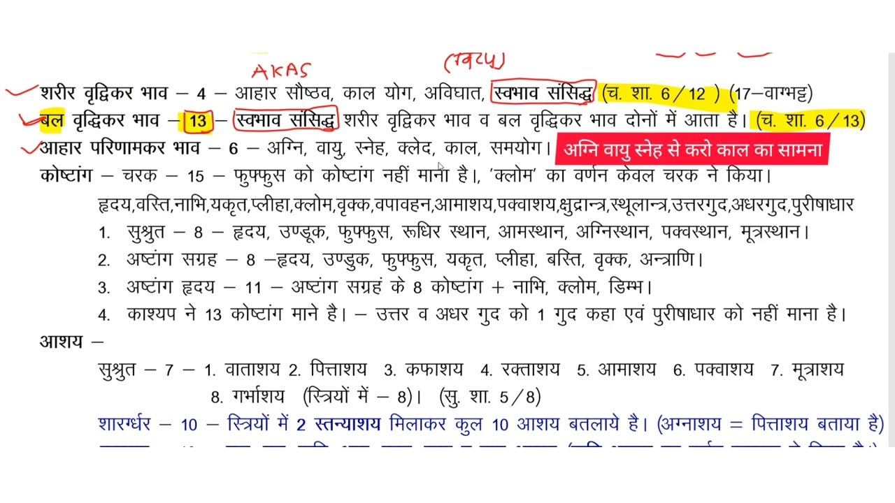 तुलनात्मक अध्ययन पेज नंबर 3 - 4  | aiapget 2025 preparation | aiapget ayurvedic preparation 2025 |