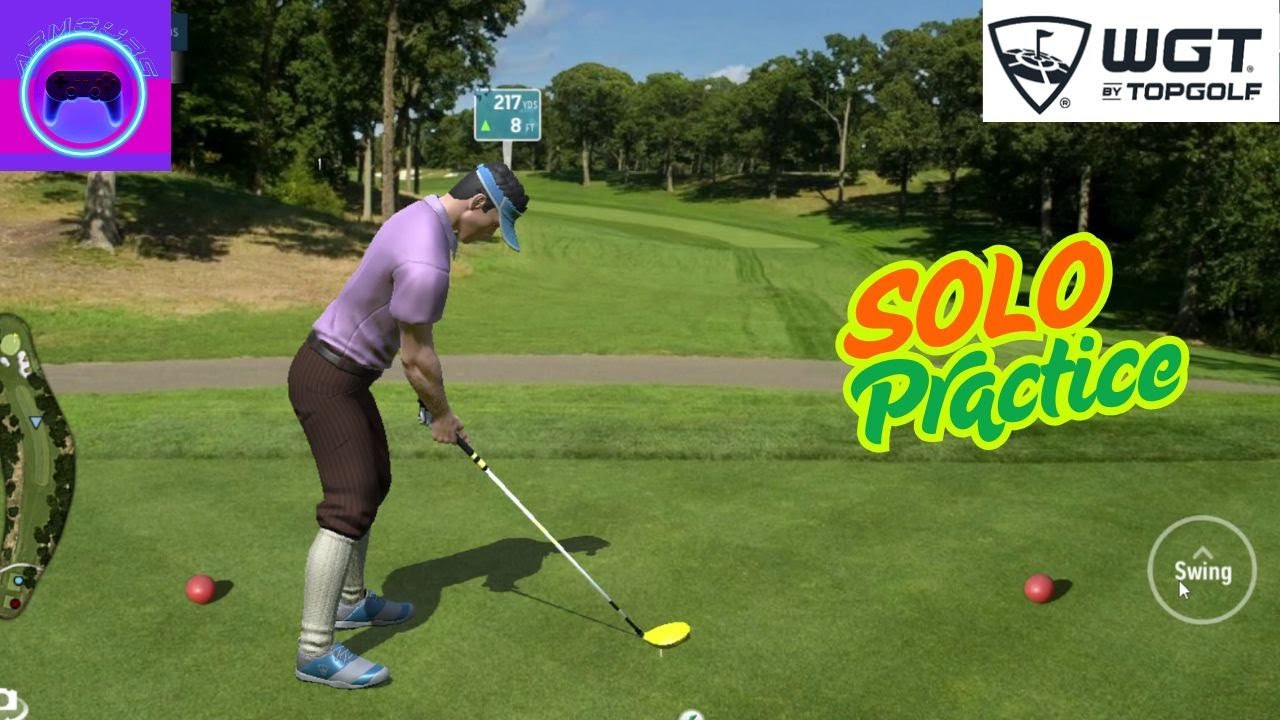 Solo Leveling- WGT Golf | Practicing On Beautiful Golf Courses
