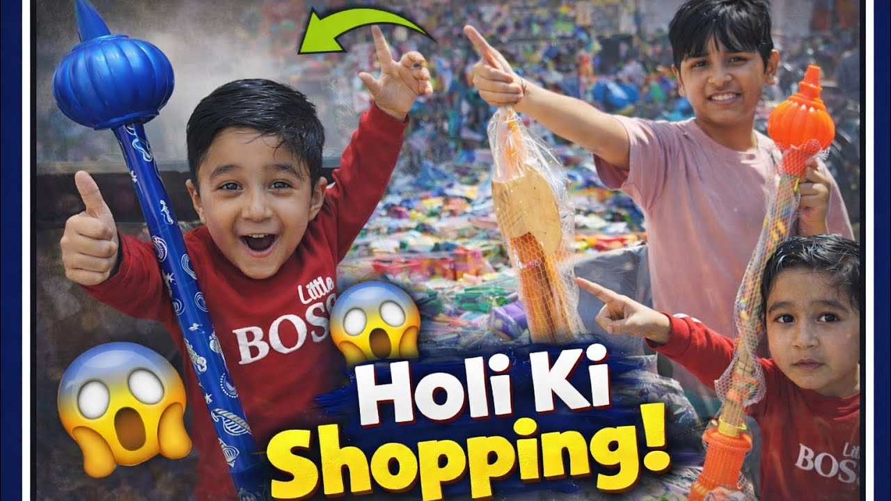 Holi Shopping Mein Vibhu Ne Itna Paisa Uda Diya 😱💸 | Control Hi Nahi Hua! #vlog 