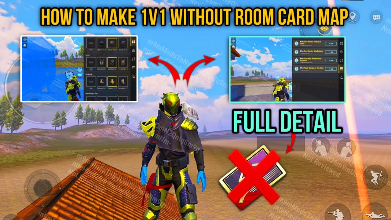 How to Make 1v1 Without Room Card MAP in WOW MODE - Full Detail