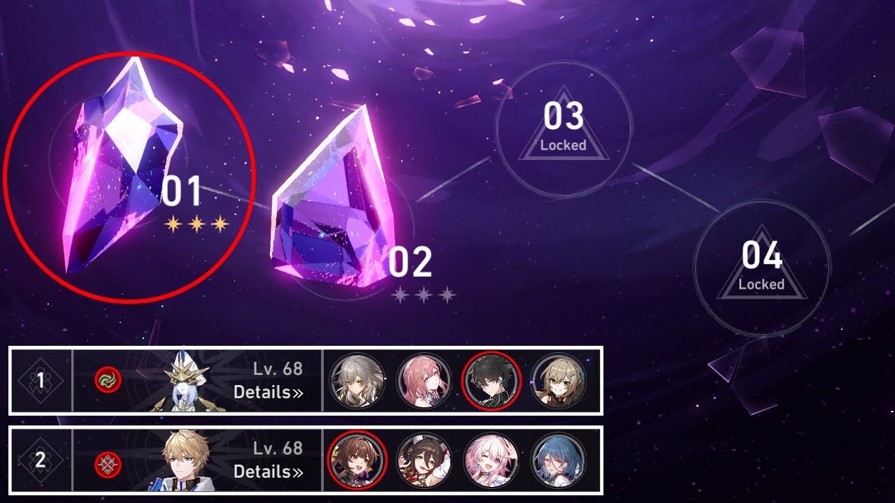 HSR [1.0]: Memory of Chaos | 3 Star | Stage 01 Guide [4* Only]