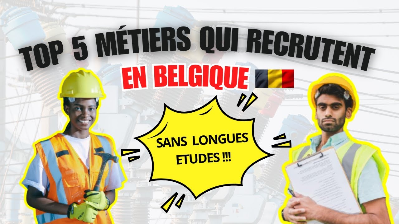 TOP 5 DES M&Eacute;TIERS TECHNIQUES QUI RECRUTENT EN BELGIQUE
