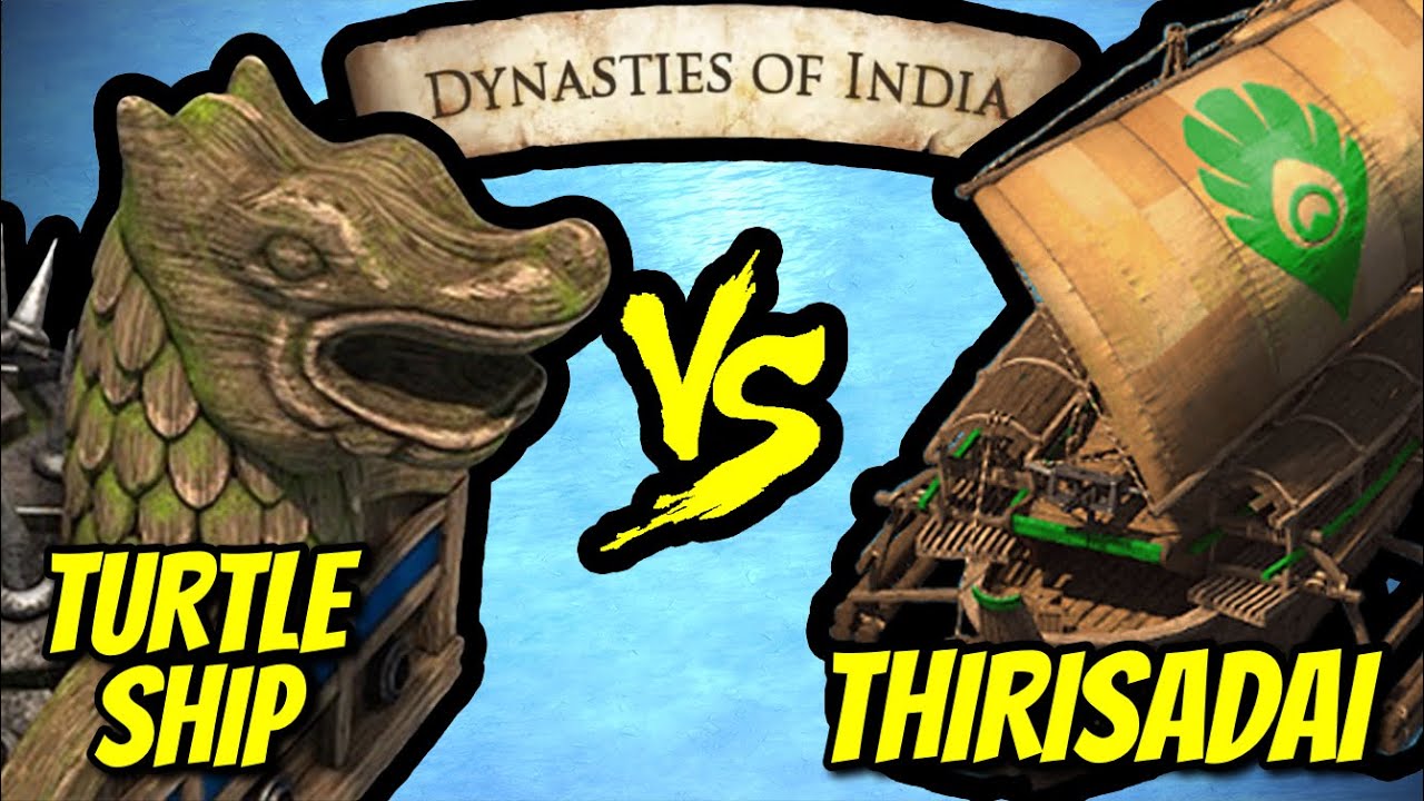 123 ELITE TURTLE SHIPS vs 200 THIRISADAI (Total Resources) | AoE II: DE
