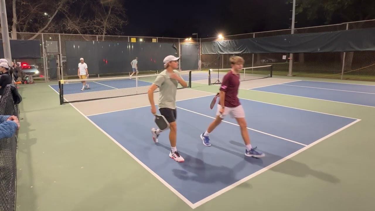 iPickle Spring Classic: Open Div - Mens Quarterfinal - Nick Black & Will Shaffer vs  Kelly & Cobe