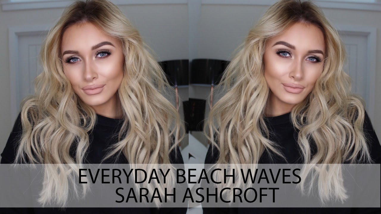 Everyday Beach Waves Hair Tutorial | Sarah Ashcroft
