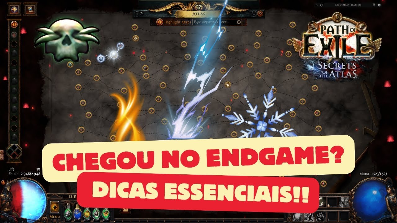 POE | Secrets of the Atlas O QUE FAZER AO CHEGAR NO ENDGAME?
