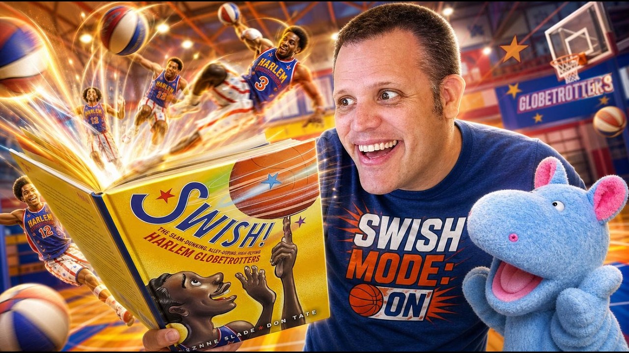 Swish! The Slam-Dunking, Alley-Ooping, High-Flying Harlem Globetrotters by Suzanne Slade🏀READ ALOUD