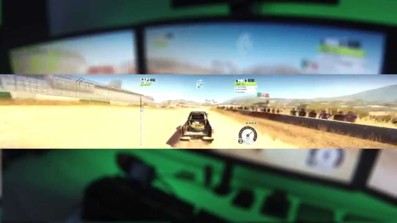 Dirt 2 nVidia Surround (5760x1080) Quad Sli 690