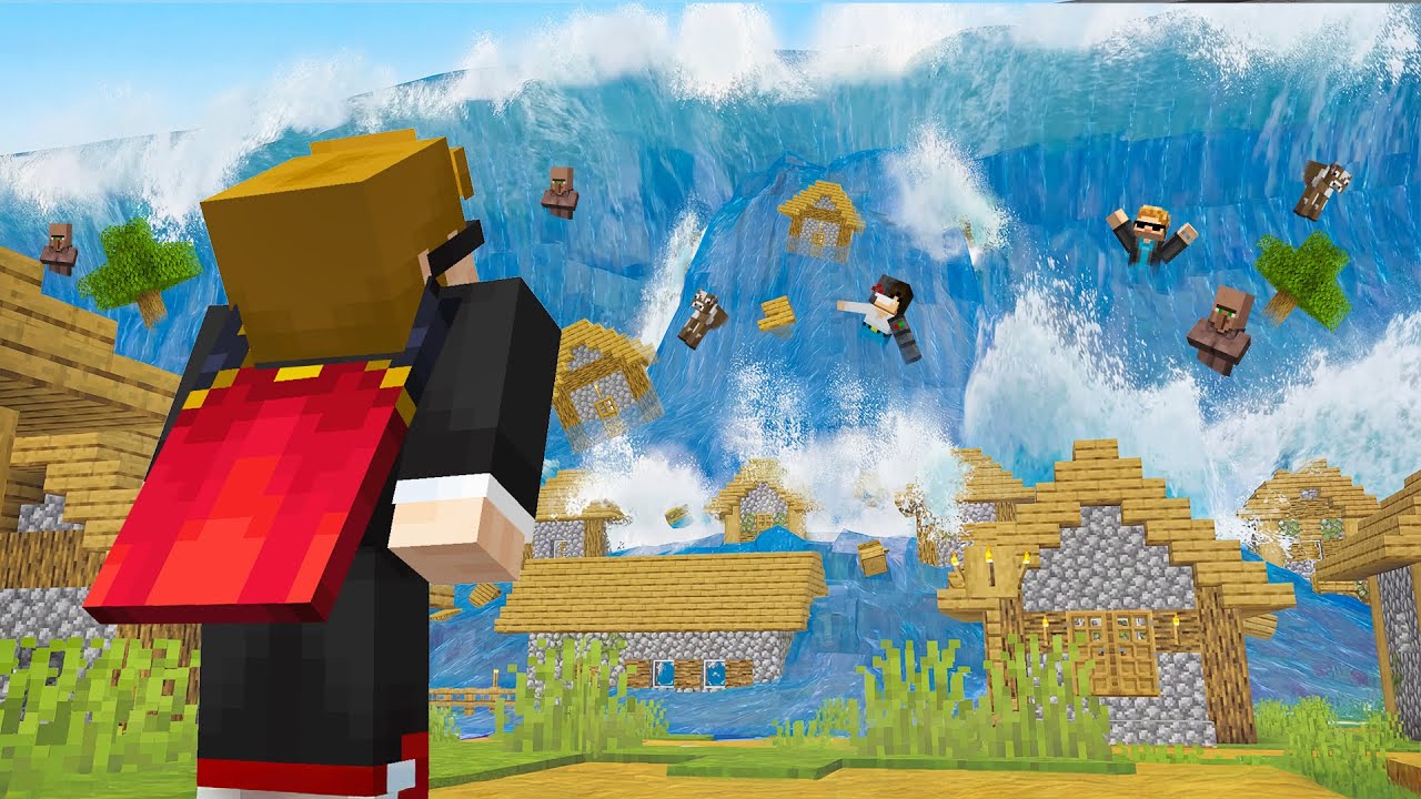 Я затопил весь мир в Minecraft...