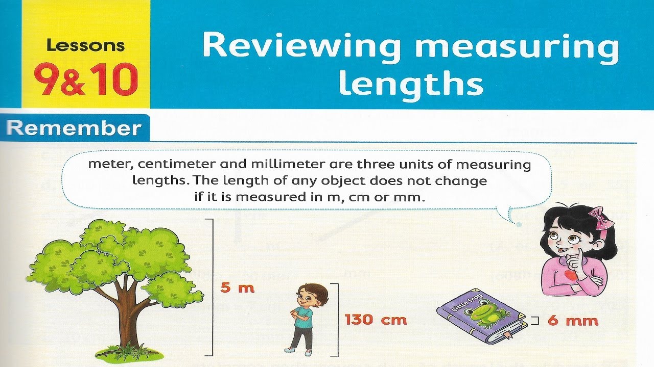 Primary 3 \ grade 3- 1st term  9-10- Reviewing measuring lengths  . شرح ماث ثالثه إبتدائى لغات