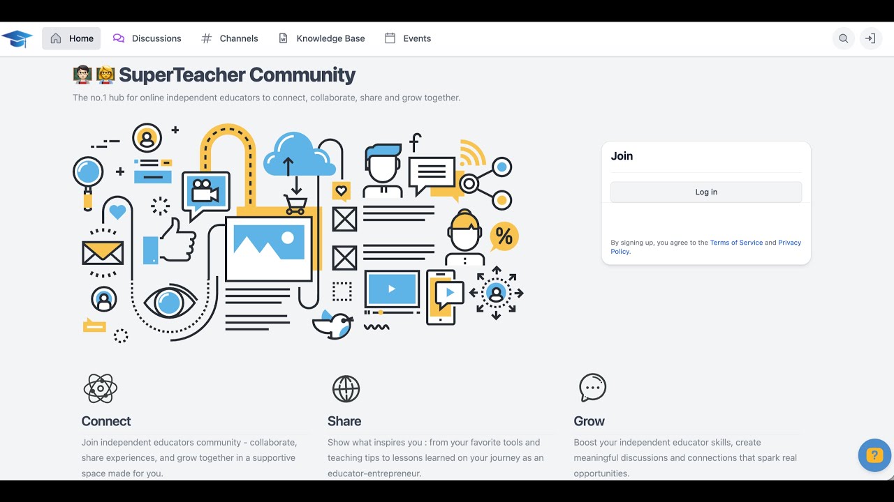 Live Launch: SuperTeacher Community for Independent Educators