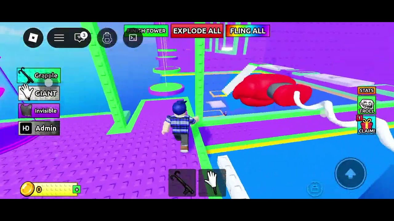 Troll slap tower #roblox #onlinegaming #viral #long #foryoupage #fyp 