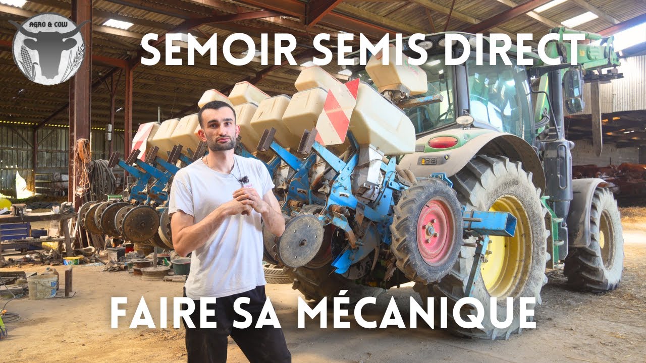 Entretien de mon monograine 8 RANGS (Semoir SEMIS DIRECT)