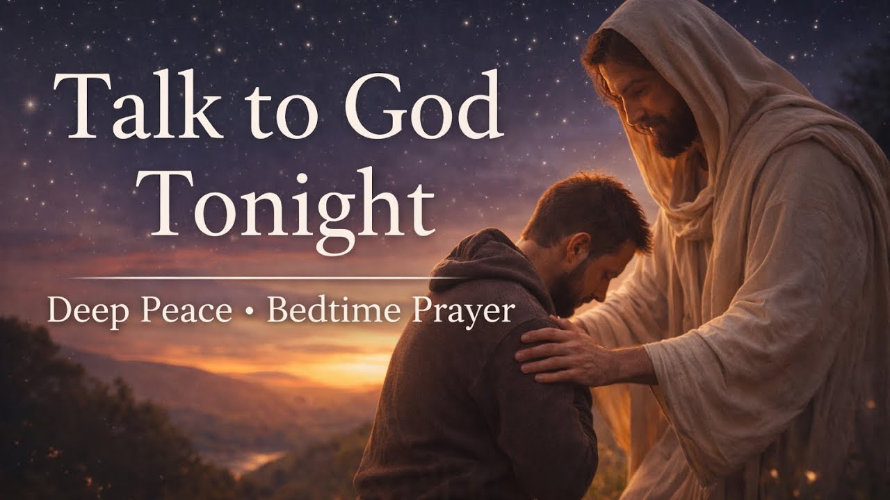 Talk to God Before You Sleep — A Gentle Bedtime Prayer for Deep Peace & Rest