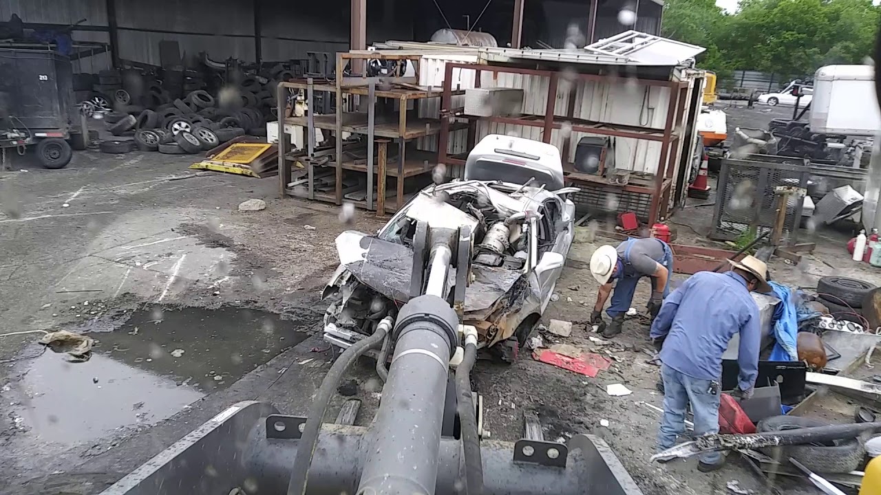 Crushing some Motorcycles