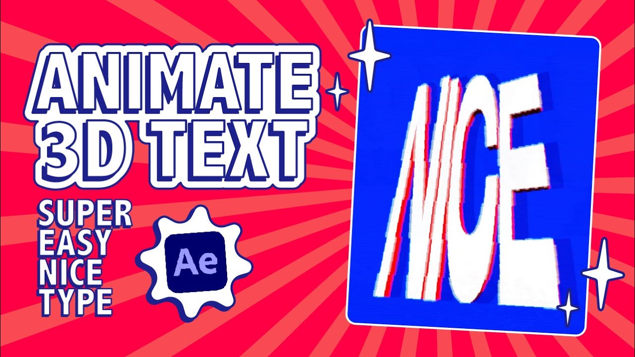 3D Text Animation in After Effects — Fast & Easy Tutorial