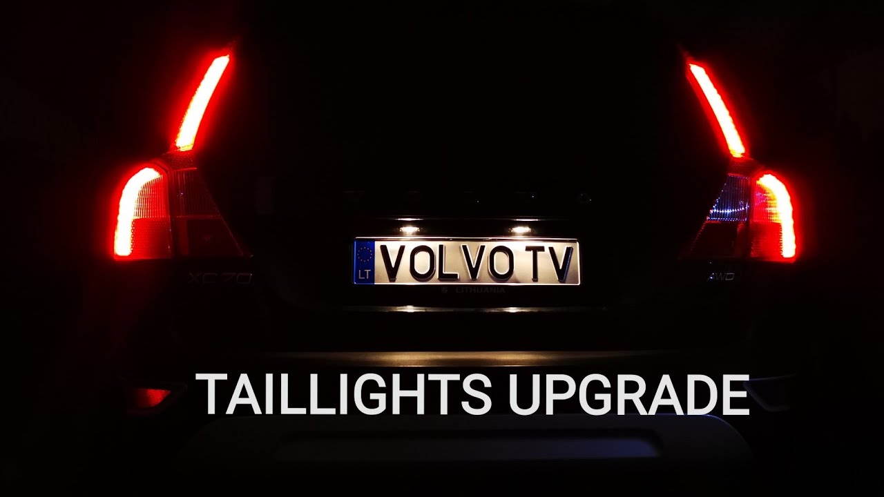 Volvo XC70 taillights upgrade. Cheap tail light upgrade for Volvo V70 / XC70 2008-2013
