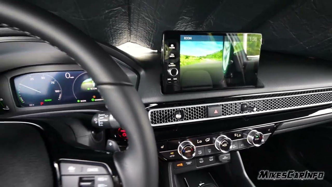 2025 Honda Civic Hybrid -- Controls Explained — Dashboard, Steering Wheel & Screen Guide