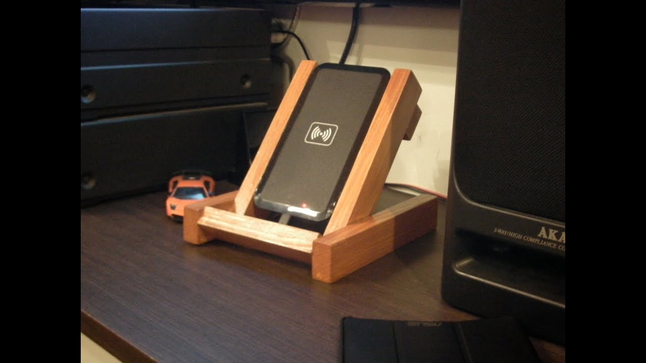 DIY Wireless charging tablet stand
