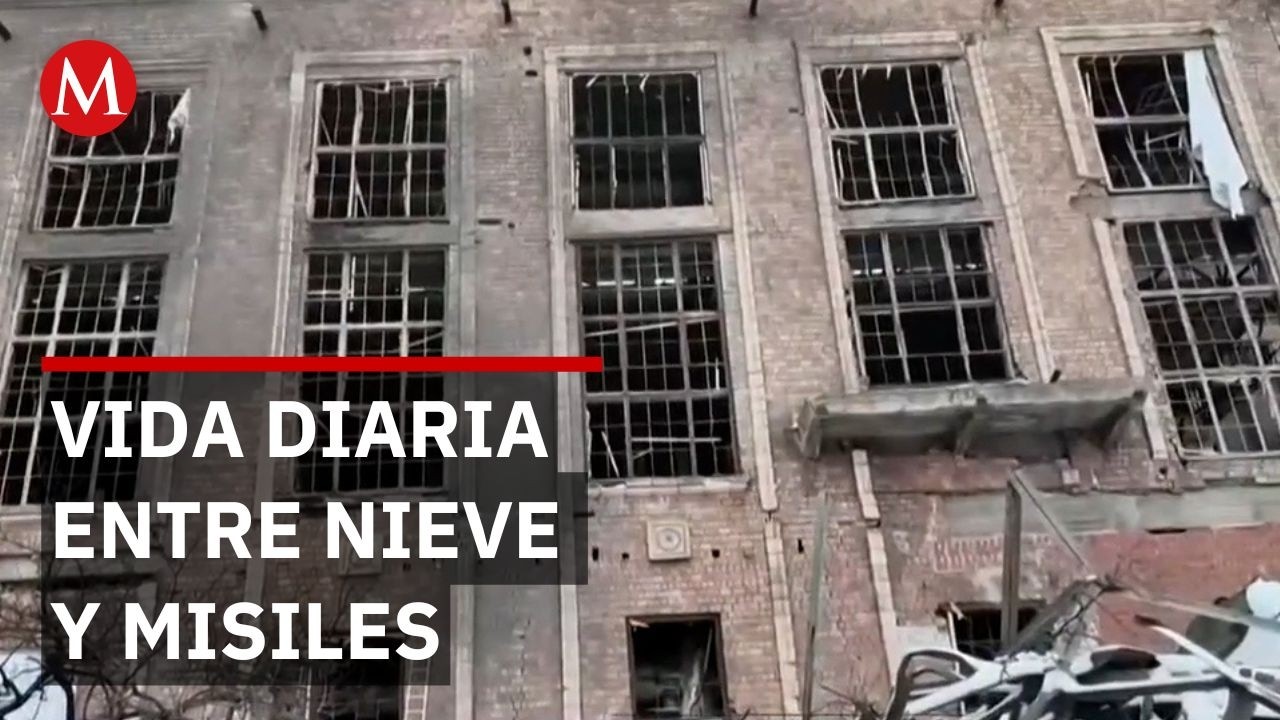 Habitante de Ucrania habla sobre invierno extremo en plena guerra
