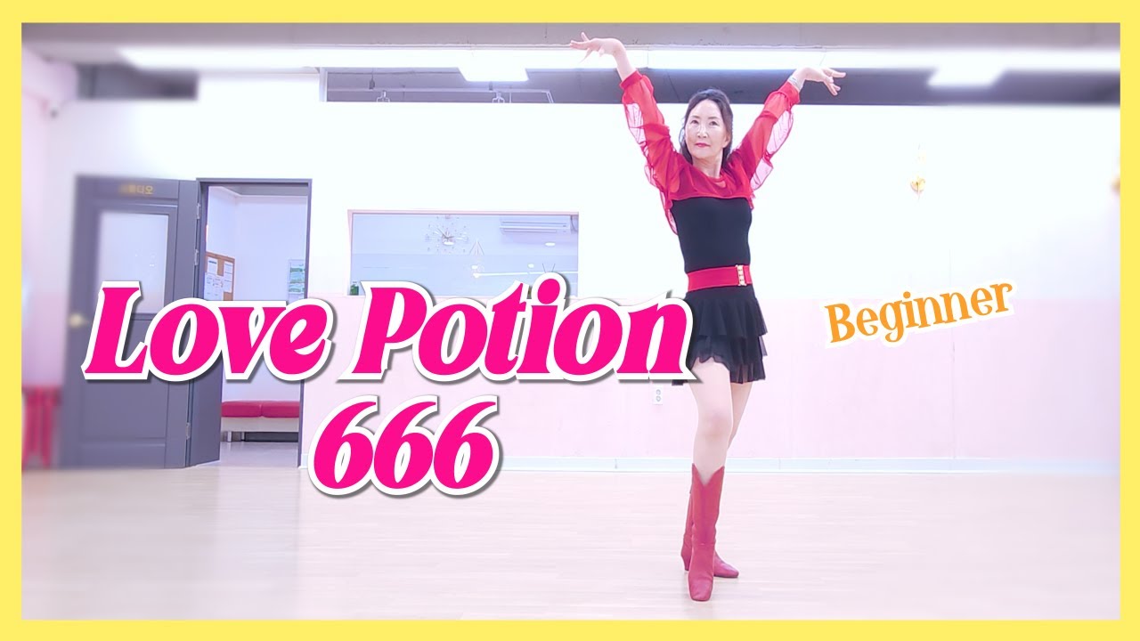 Love Potion 666 - Line Dance(Beginner) | 러브포션식스식스식스 라인댄스 | 퀸즈라인댄스𝐐𝐮𝐞𝐞𝐧𝐬 𝐋𝐢𝐧𝐞𝐃𝐚𝐧𝐜𝐞