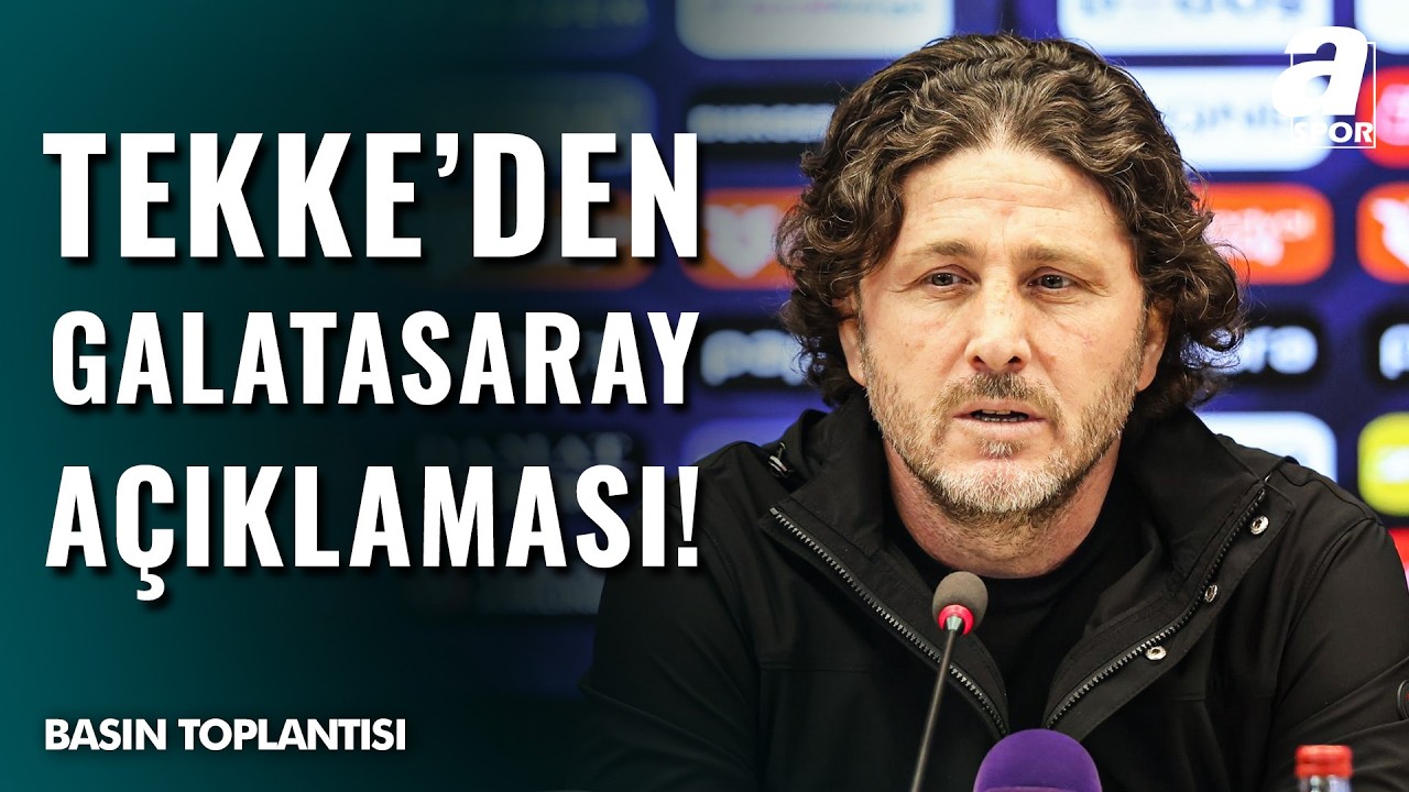 Trabzonspor 1-0 Çaykur Rizespor | Fatih Tekke Maç Sonu Basın Toplantısı