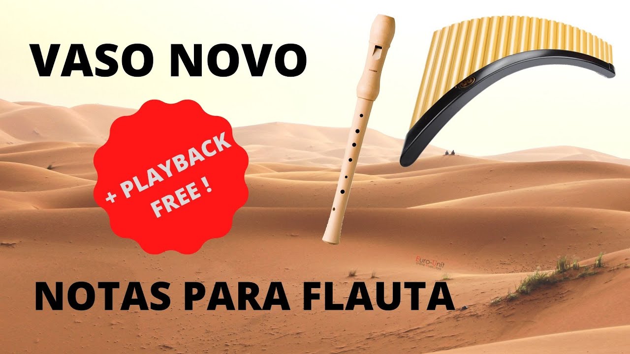 VASO NOVO | TUTORIAL NOTAS PARA FLAUTA