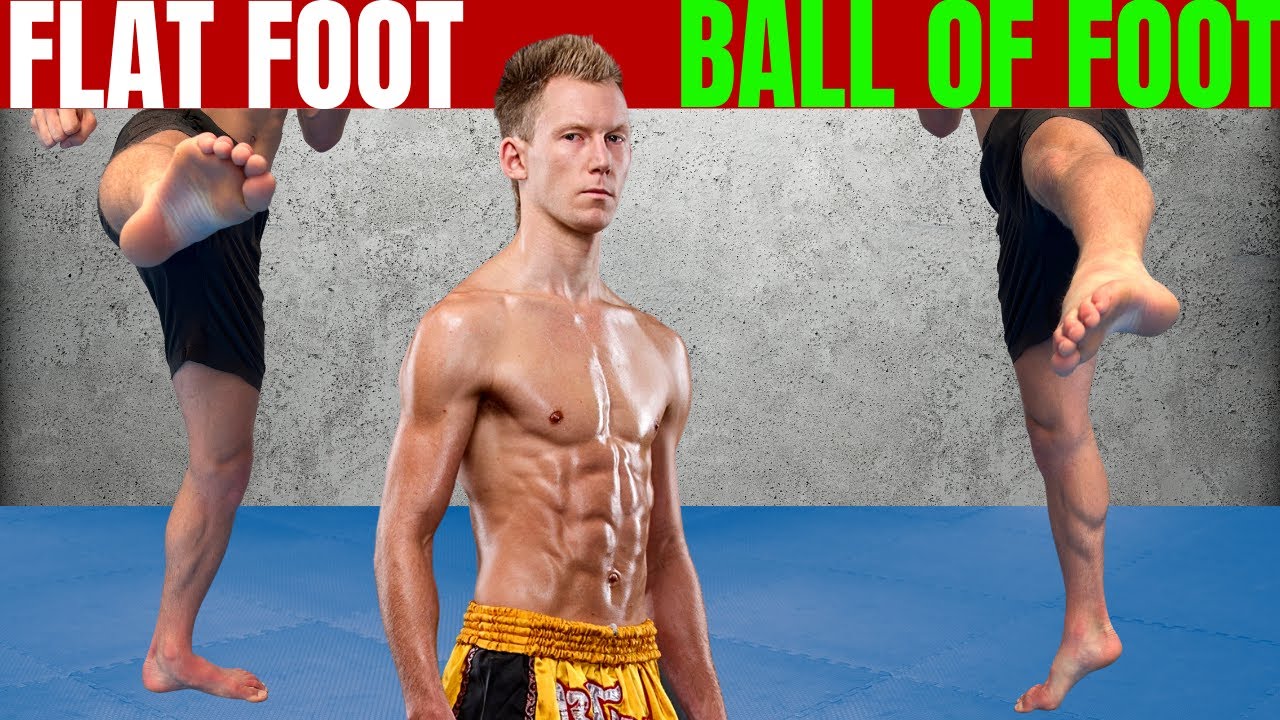 BALL or FLAT of Foot When Kicking
