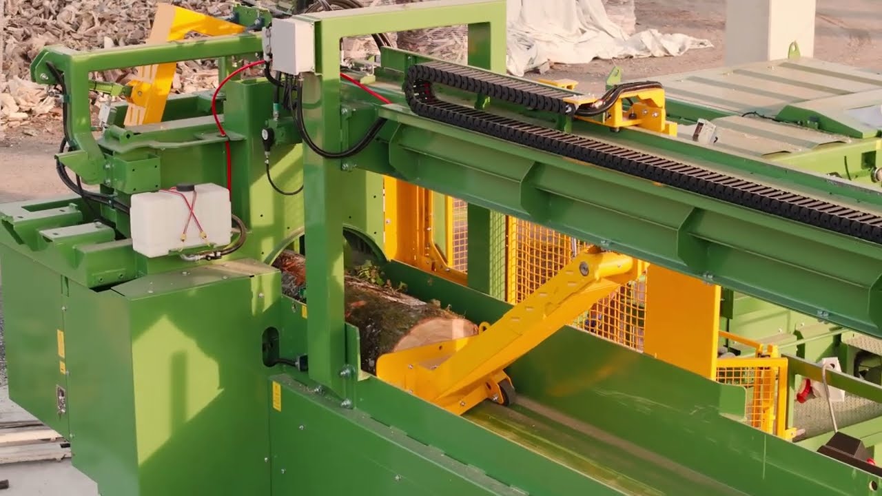 PEZZOLATO TL 650 + KV 700 - Impianto automatico con unità di taglio TL 650 e unità di spacco KV 700